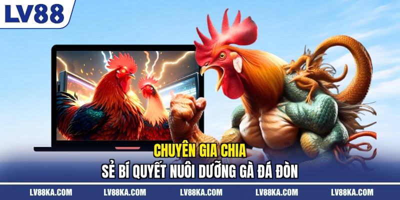 Chuyên gia chia sẻ bí quyết nuôi dưỡng gà đá đòn